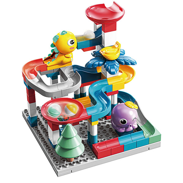 Dinosaur rolling ball slide 148 pcs buildng block