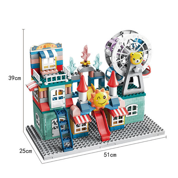 Ferris wheel villa 177 pcs building block