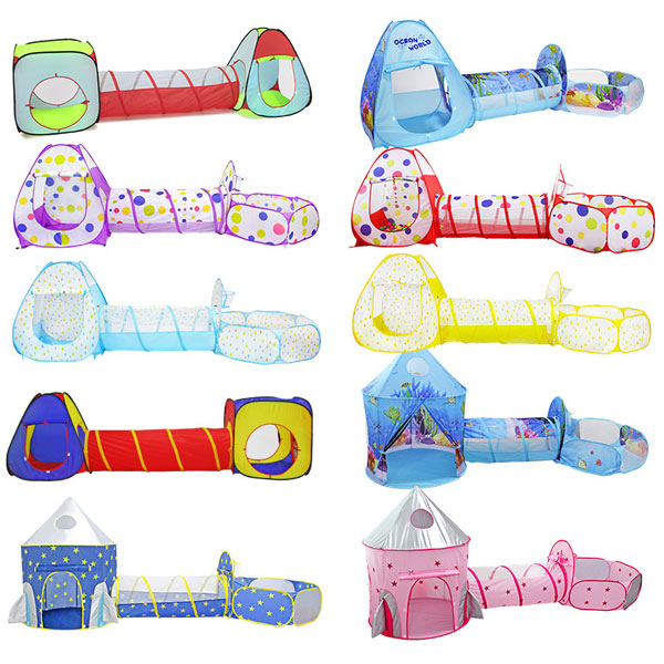 Kids Tent portable folding princess tent toy children castle play house