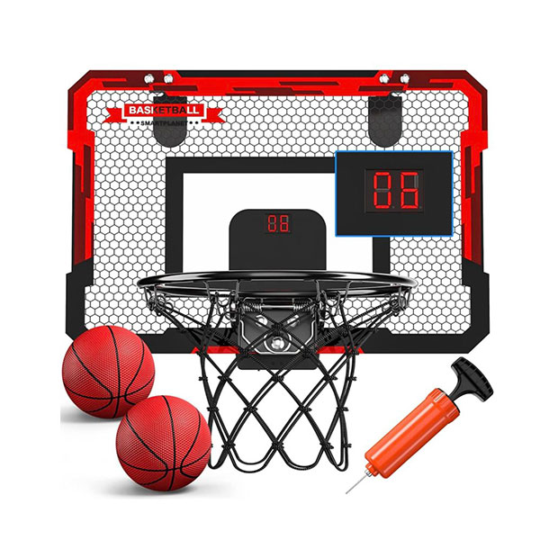 Sport games hanging scoring board indoor basketball hoop