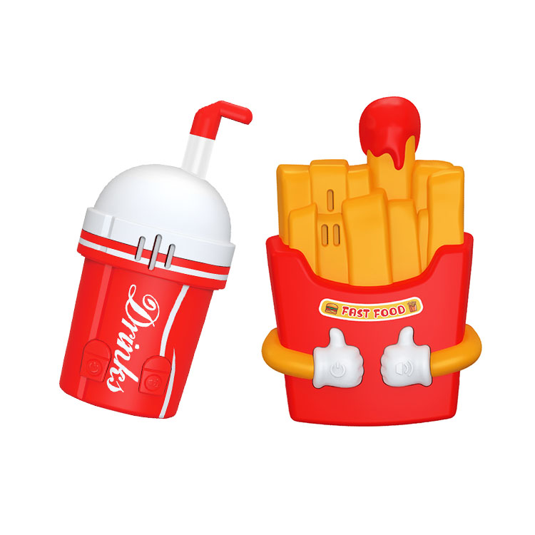 Promotional gifts coke and fries 500m distance walkie talkie